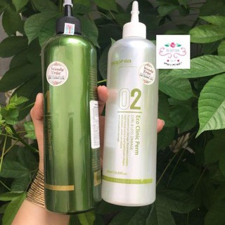 THUỐC UỐN SINH THÁI PHỤC HỒI TÓC SOPHIA PLATINUM ECO CLINIC PERM 500ml x 2