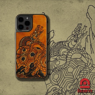 Ốp da Đỏ Case - mẫu Huyền Vũ [BST Ngũ Linh - New Version] - Ốp lưng iphone/samsung - Docase.vn