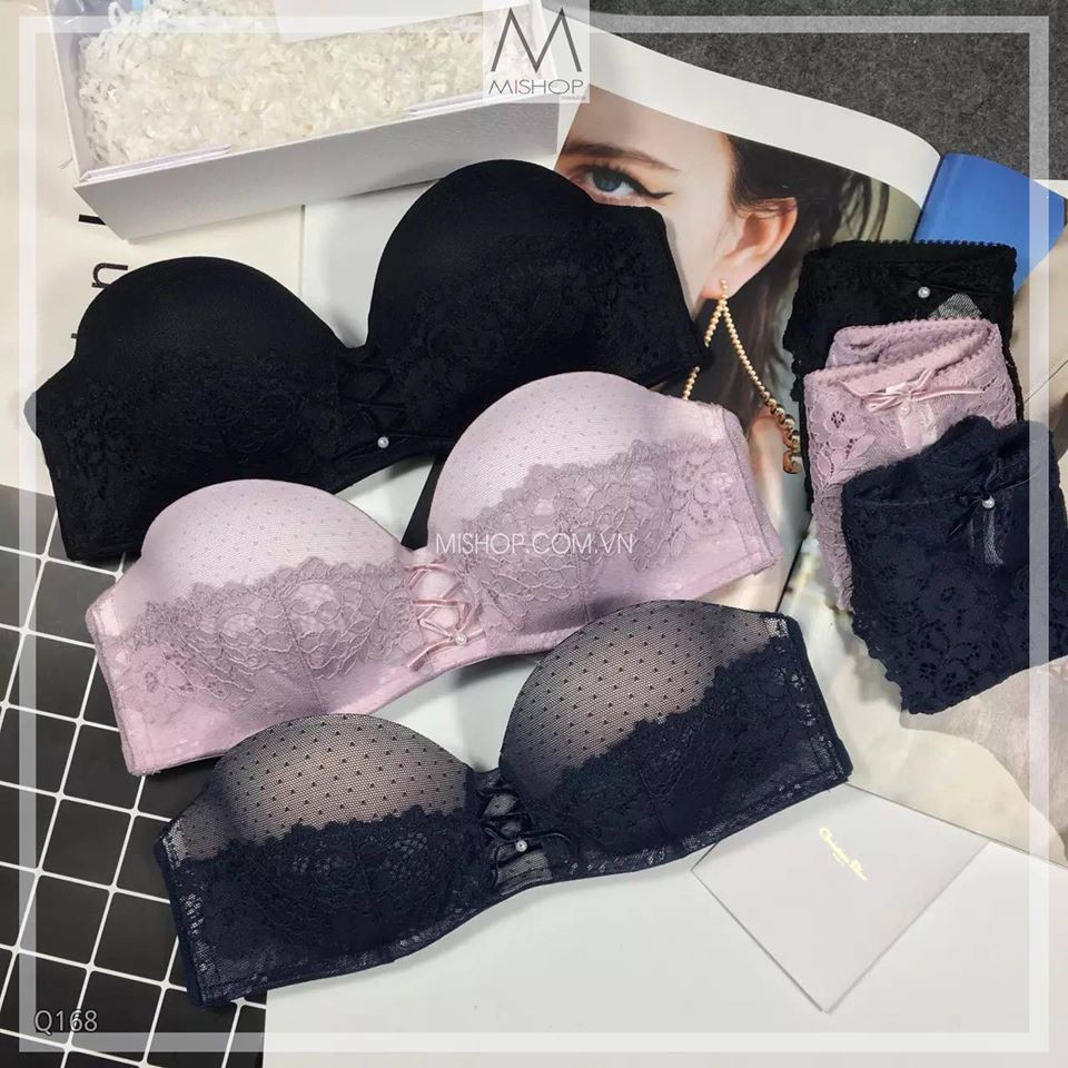 bộ đồ lót chất Lót su đúc siêu nâng ngực Q168 hàng xuất khẩu nâng đẩy đẹp | BigBuy360 - bigbuy360.vn