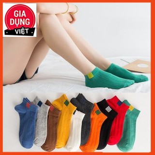 Combo 5 đôi tất nữ len cổ ngắn nhiều mầu