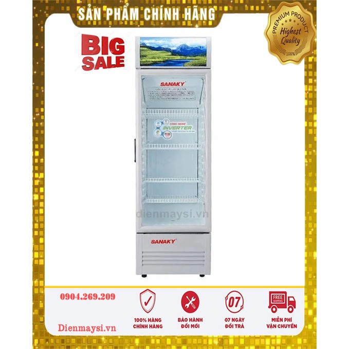 Tủ mát Sanaky Inverter 350 lít VH-358K3L (Miễn phí giao tại HCM-ngoài tỉnh liên hệ shop)