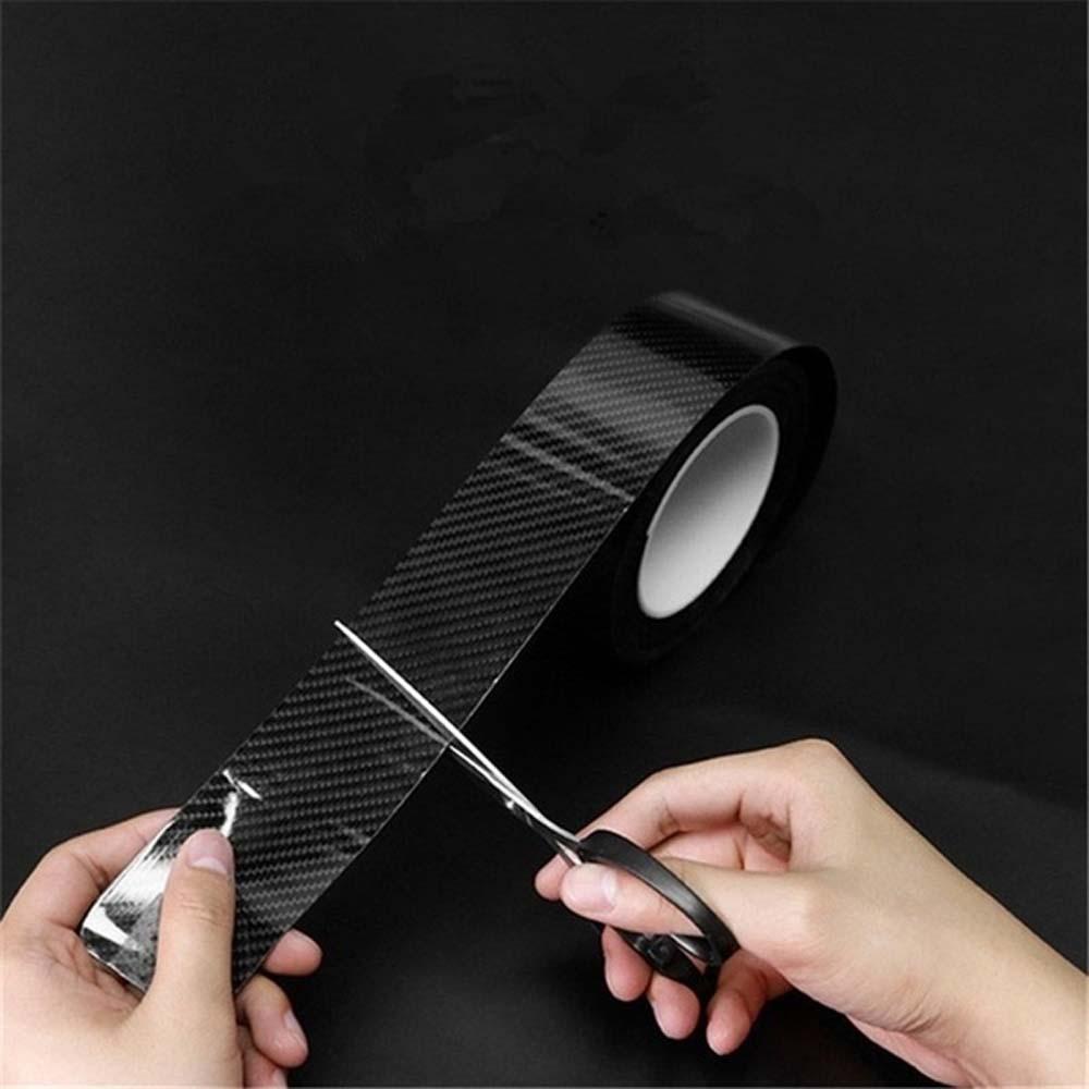 Băng Keo Dán Họa Tiết Sợi Carbon 3D Chống Trầy Cho Cửa Xe Hơi REBUY1 DIY