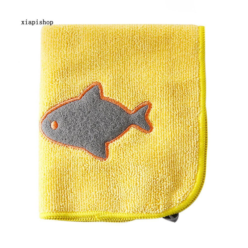 Khăn lau tay/chén dĩa thấm hút tiện lợi xinh xắn cho nhà bếp