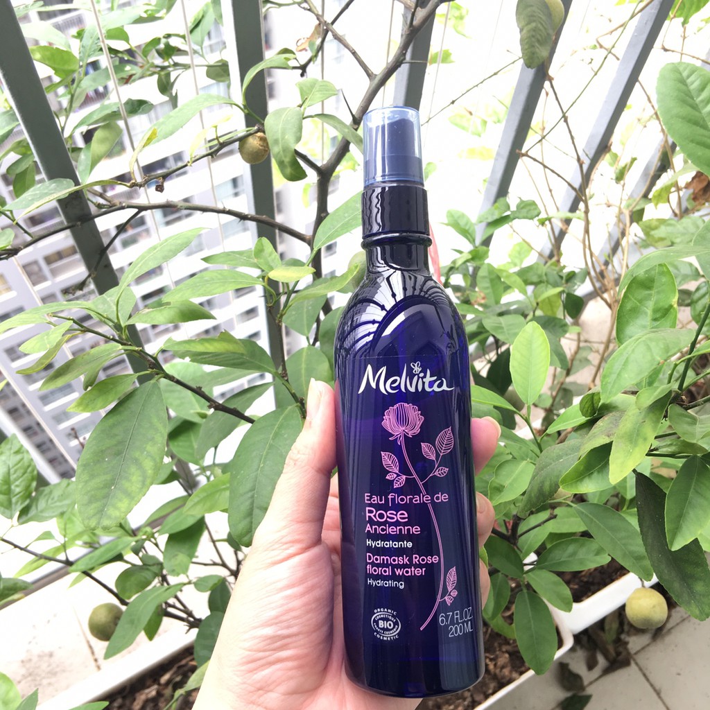 Nước hoa hồng Melvita Damask Rose Floral Water 200ml