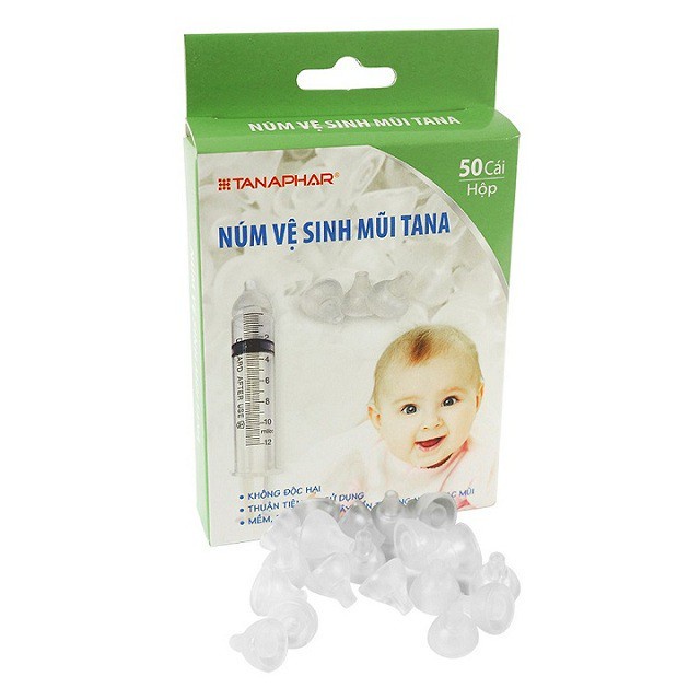 50 núm silicone vệ sinh mũi em bé tana của tanaphar - ảnh sản phẩm 1