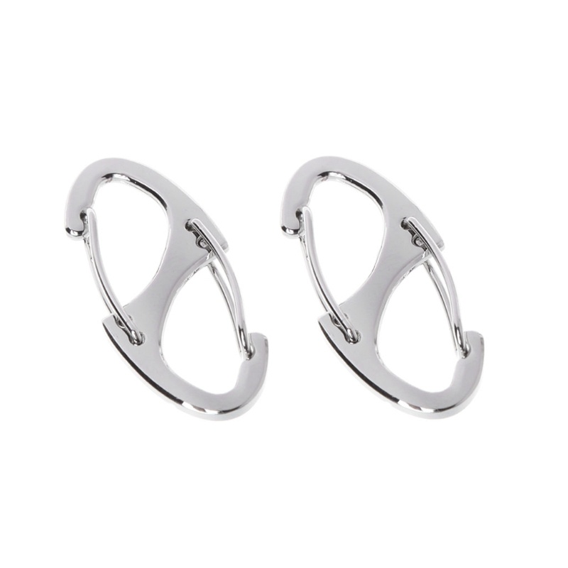 Set 2 móc khóa mini hình số 8 EDC tiện lợi