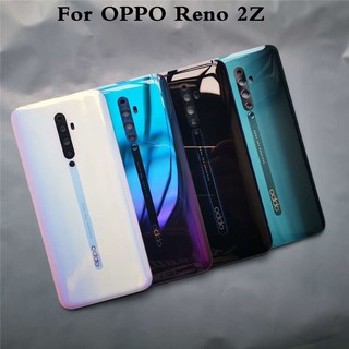 Dành Cho Oppo Reno2 F / Reno2 Z Reno 2F Mặt Sau Pin Nắp Cửa Vỏ Phía Sau Kính Ống Kính Linh Kiện Thay Thế
