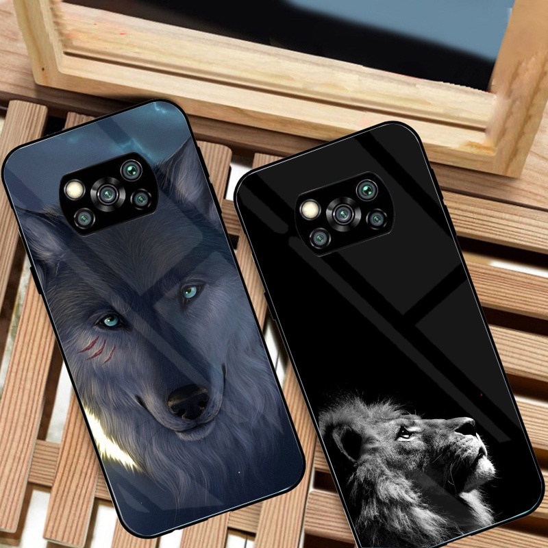 Ốp lưng Xiaomi poco x3 / poco x3 pro mặt lưng ép kính chống bể hình đẹp