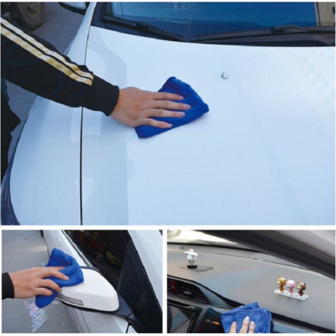Khăn lau ô tô, lau khô, chống xước xe vải coton nhanh khô siêu mịn