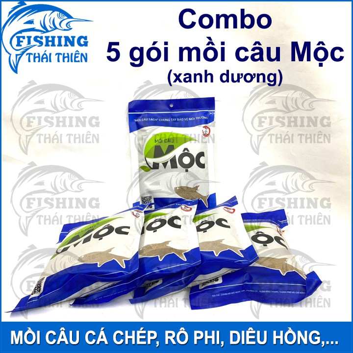 Mồi câu cá, mồi mộc xanh dương chuyên câu cá rô phi, cá diêu hồng, chép, trắm, trôi,...