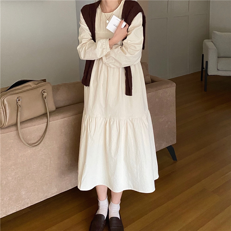 Đầm cotton/ Khăn choàng móc len hoa màu trơn thời trang dành cho nữ 38653