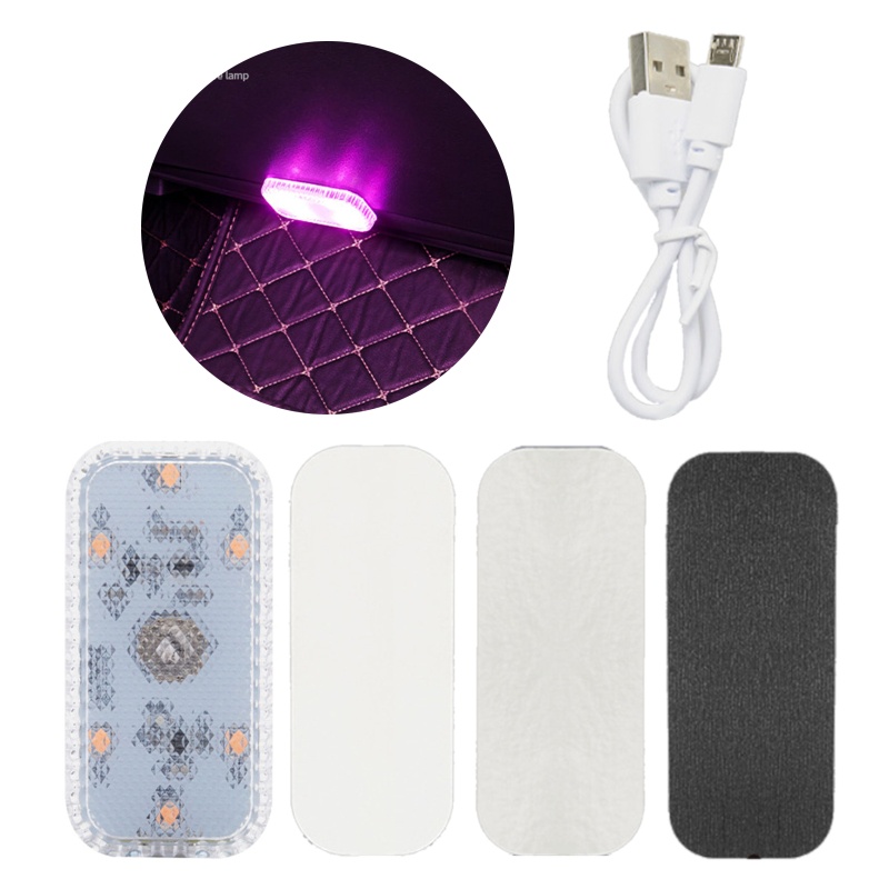 Đèn LED Đọc Sách Gắn Trần Xe Hơi Từ Tính Có Thể Sạc Lại Bằng Cổng Usb