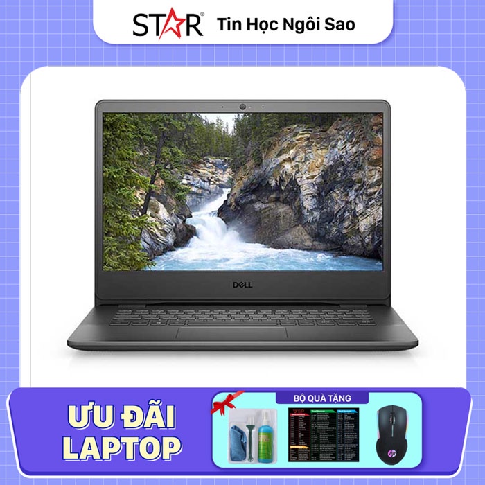 Laptop Dell Vostro V3400 (DYG7PA02): I3 1115G4, Intel Iris Xe Graphics, Ram 4G, SSD 256G, Freedos, 14.0”FHD (Đen)