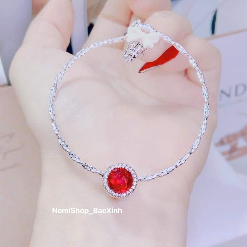 Vòng tay xoắn mix charm  xịn đẹp Mainomi Shop Bạc Xinh
