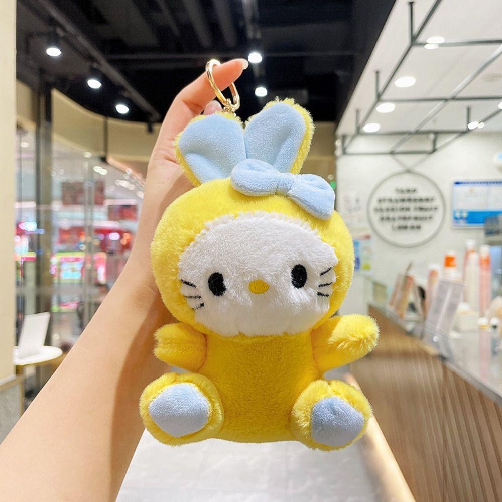 Móc Khóa Hình Mèo Bông Hoạt Hình Nhật Bản Đáng Yêu