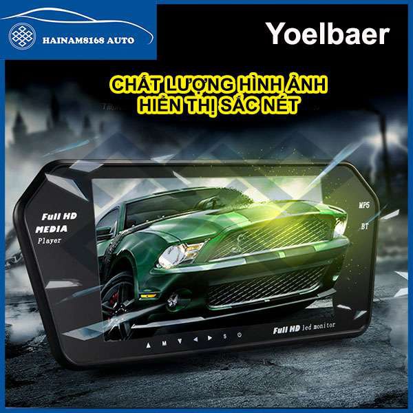 Màn hình hiển thị camera lùi, giải trí MP5, kết nối bluetooth, LCD 7 inch | BigBuy360 - bigbuy360.vn