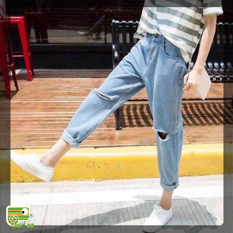 QUẦN BÒ QUẦN JEANS BEGGY  PHONG CÁCH HÀN QUỐC