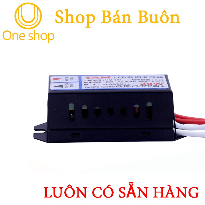 Bộ Chuyển Đổi Điện Áp MR16 In/Out 220VAC / 12VAC 50Hz 20W
