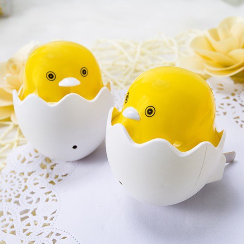 Đèn ngủ 🐣SALE🐣 Đèn ngủ cảm ứng ánh sáng thông minh tự động sáng khi trời tối hình quả trứng gà con dễ thương giá rẻ