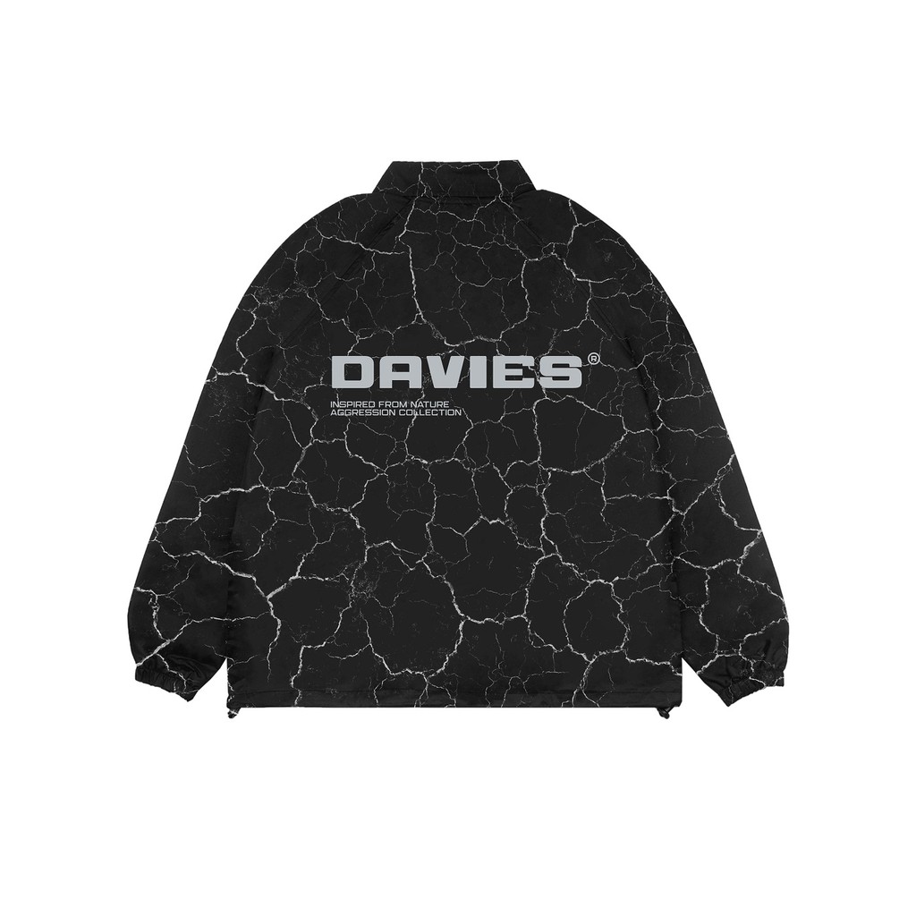 [Mã WABRMM505 giảm 12% đơn 250K] Áo khoác dù hai lớp form rộng Aggression màu đen DAVIES Jacket local brand