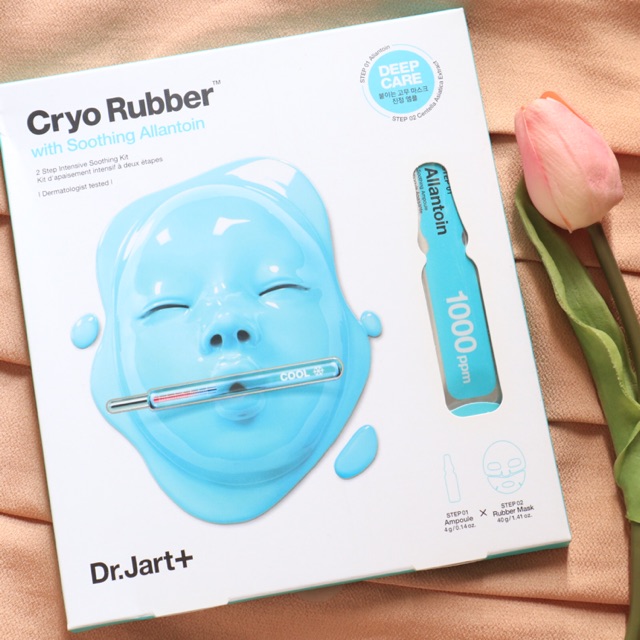 Mặt Nạ Cao Su 2 Bước Làm Dịu Da Nhạy Cảm Dr.Jart Cryo Rubber With Soothing Allantoin 4g+40g