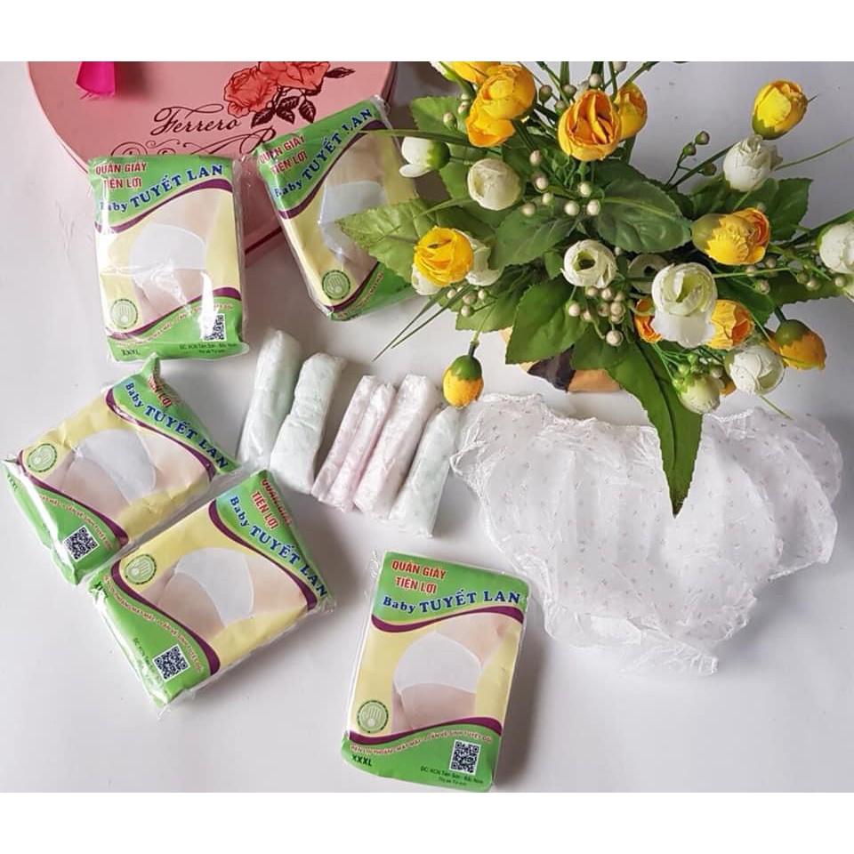 [THẮM ĐINH] Quần lót giấy đi sinh Tuyết Lan (set 2 lố) | BigBuy360 - bigbuy360.vn