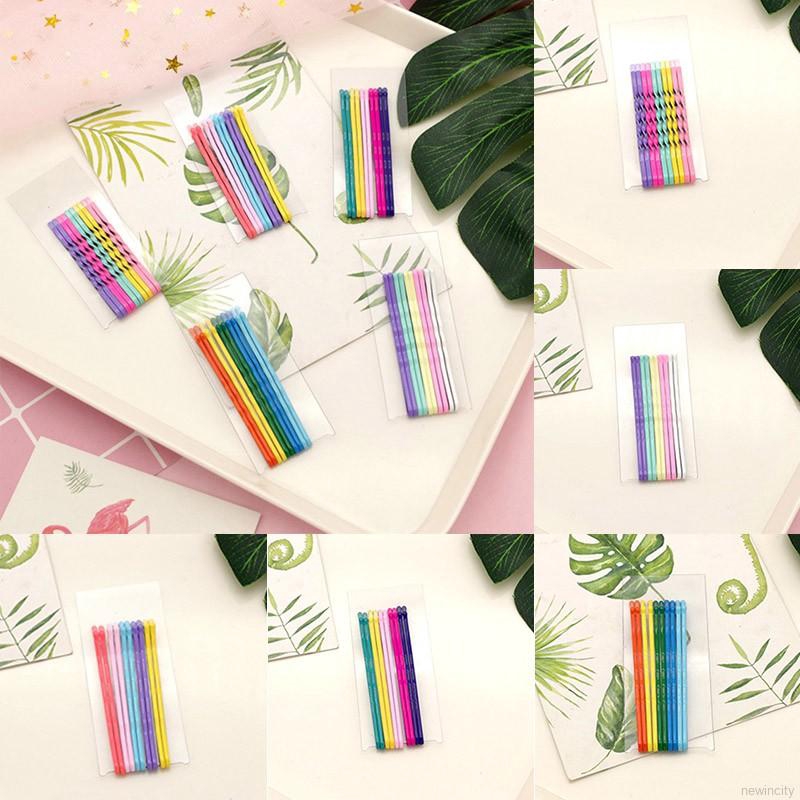 Set 10 kẹp tóc nhiều màu dễ thương cho bé gái