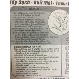 Viên tẩy bồn cầu gift ( Vỉ 4 viên)
