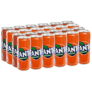 Fanta lon cam Thùng 24 lon x 330ml