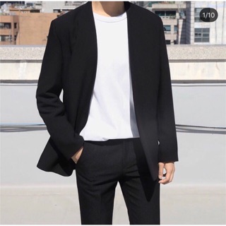 Jupiter blazer / áo blazer không cổ/ aos khoác năng động