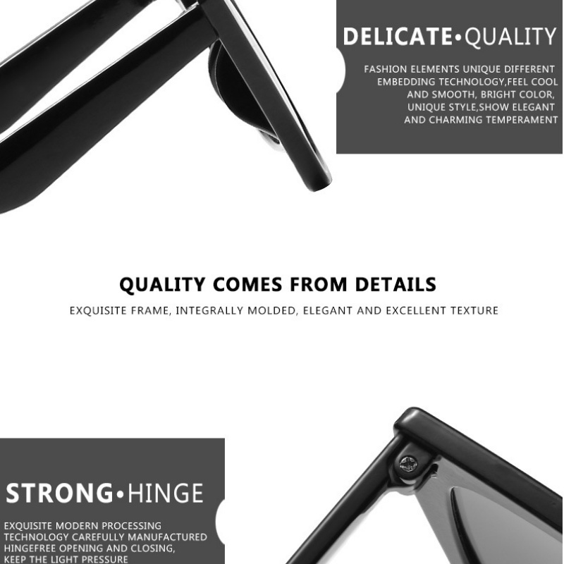 Kính Mát Mắt Mèo Chống Tia UV400 Màu Sắc