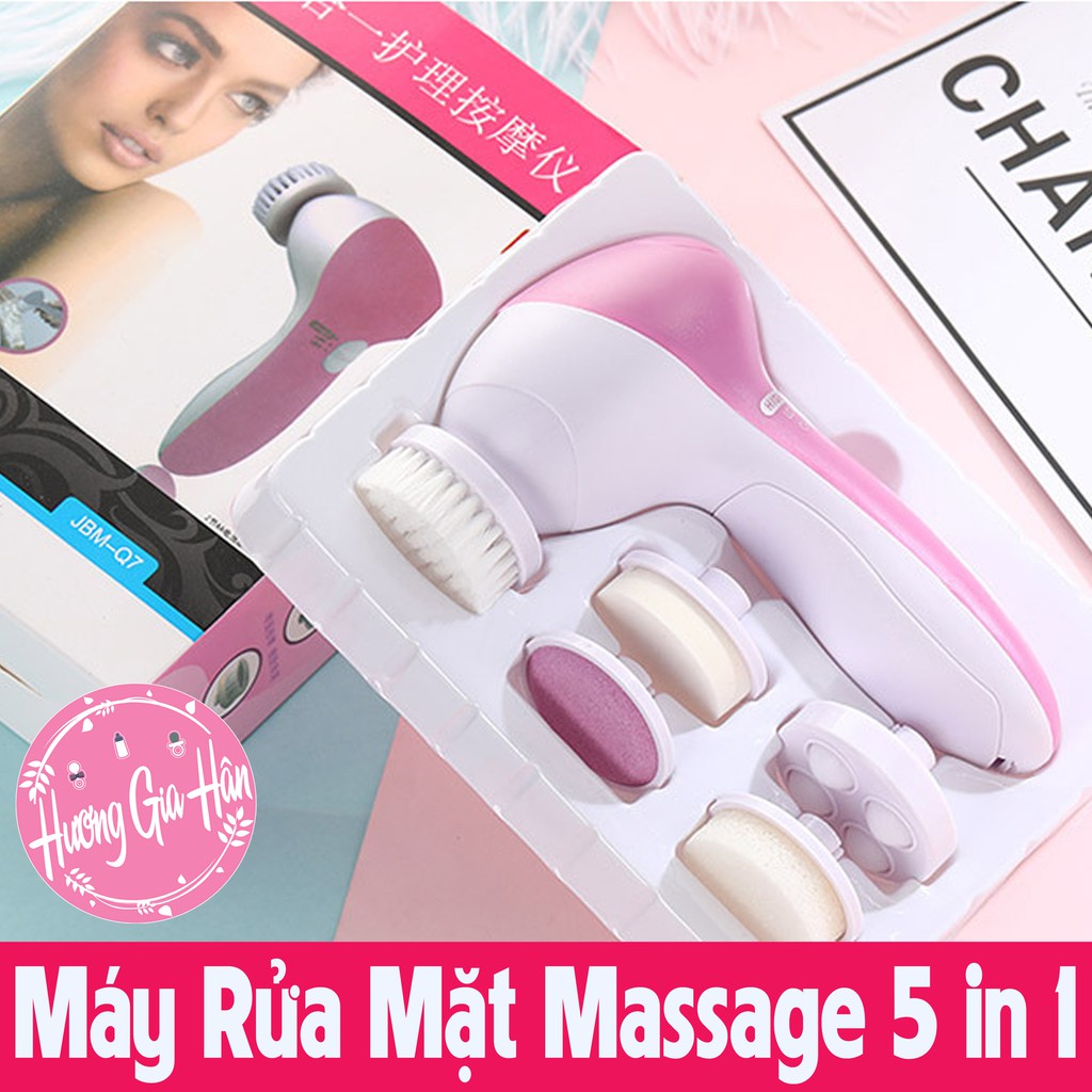 Máy Rửa Mặt Và Massage 5 Chức Năng