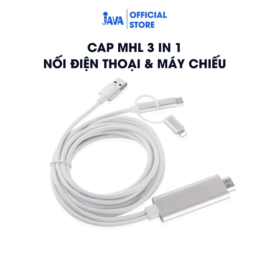 CÁP MHL CAO CẤP - Kết nối điện thoại ra tivi, máy chiếu - Hỗ trợ tất cả các dòng điện thoại