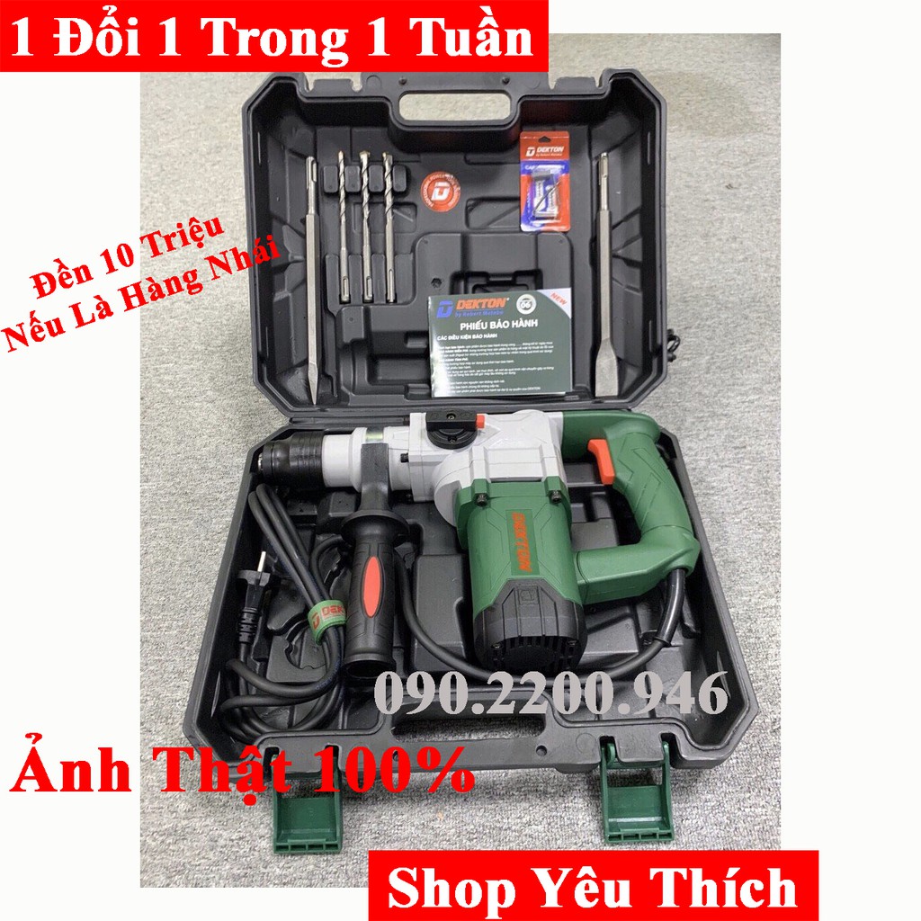 Máy khoan đục 2 chức năng dekton metabo DK-3002 , hugong 613 nội địa trung ương trung quốc