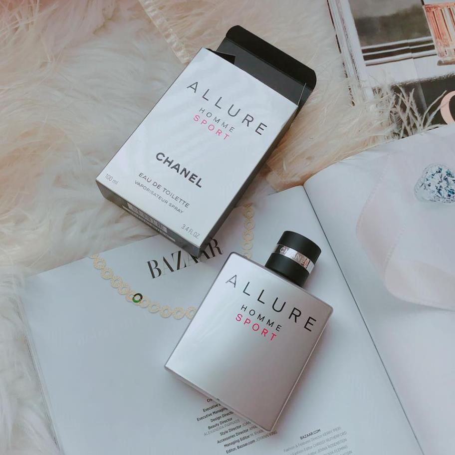 Nước hoa Nam Allure Homme Sport 100ml,lưu hương lâu nam tính mạnh mẻ.
