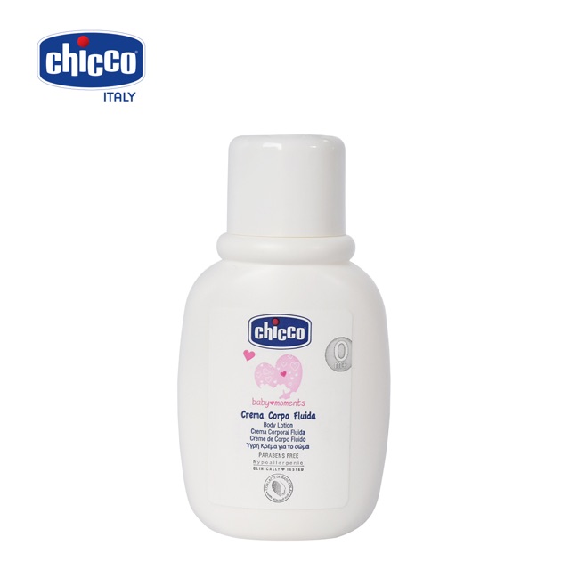 Sữa dưỡng thể chiết xuất Hạnh nhân cho bé 0M+ Chicco