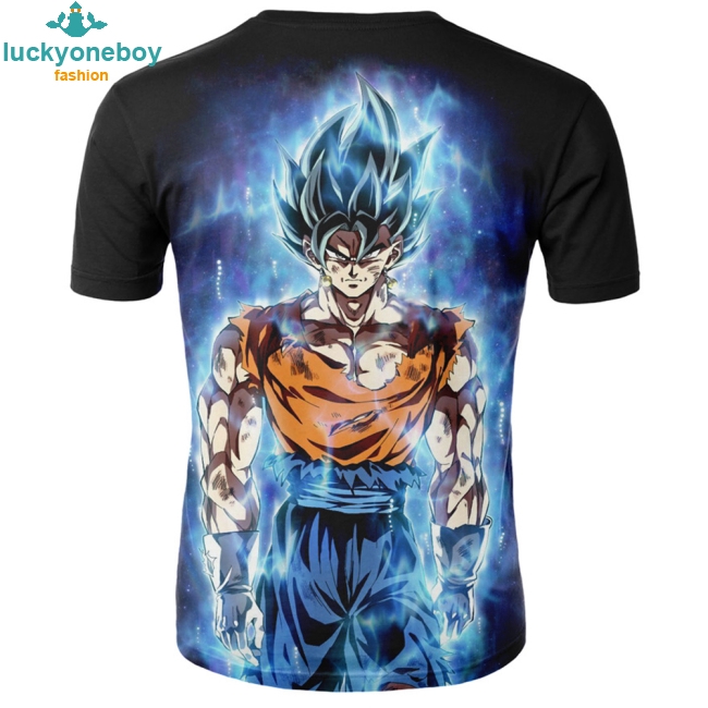 Áo Thun Tay Ngắn In Hình Dragon Ball Goku 3d Thời Trang Mùa Hè Cho Nam Nữ