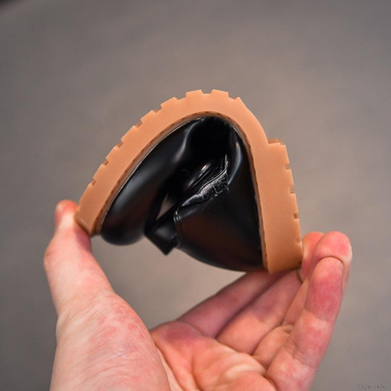 Giày búp bê đế mềm màu trơn phong cách Hàn Quốc cho bé gái