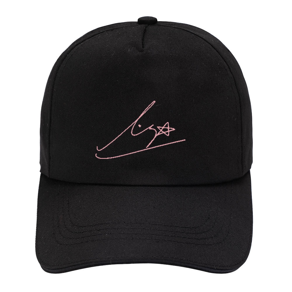Mũ Lưỡi Trai In Chữ Ký Nhóm Nhạc blackpink Phong Cách Hàn Quốc Thời Trang unisex