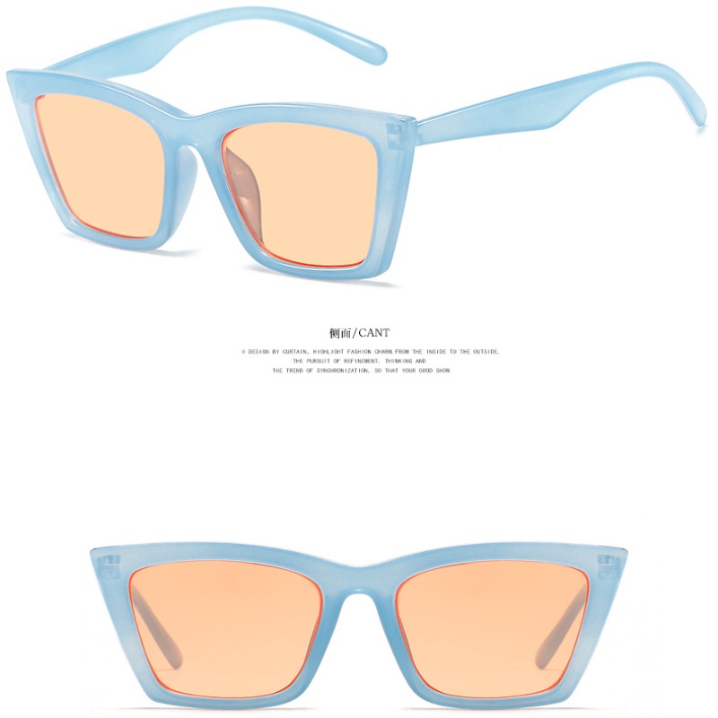 (KIQI-FASHION) COD Kính Mát Hình Mắt Mèo Chống Tia Uv400 Phong Cách Retro Thời Trang Cho Nữ