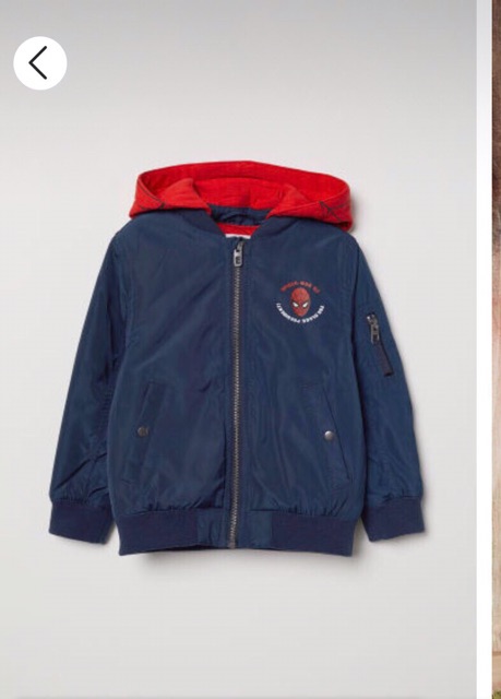 Áo bomber Spiderman bé trai siêu hot