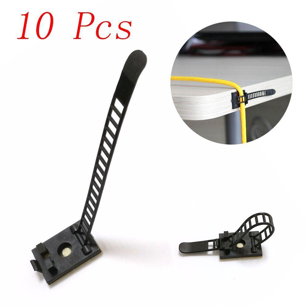 Set 10 Kẹp Dây Cáp Có Thể Điều Chỉnh Tiện Dụng