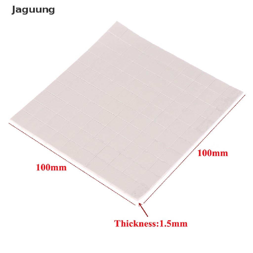 Set 100 miếng dán silicon tản nhiệt CPU 10mm*10mm*1.5mm