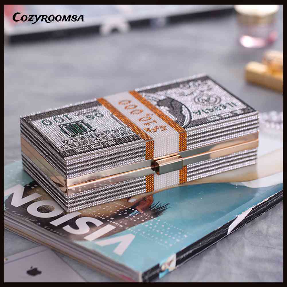 Túi Đeo ChéO ĐíNh Đá HìNh Dollar Xinh XắN