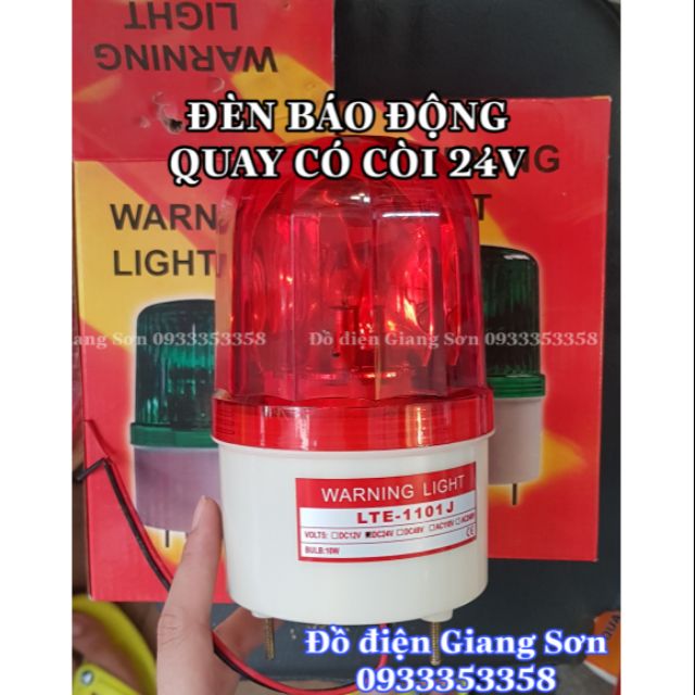 ĐÈN BÁO ĐỘNG QUAY CÓ CÒI 24V WARNING LIGHT