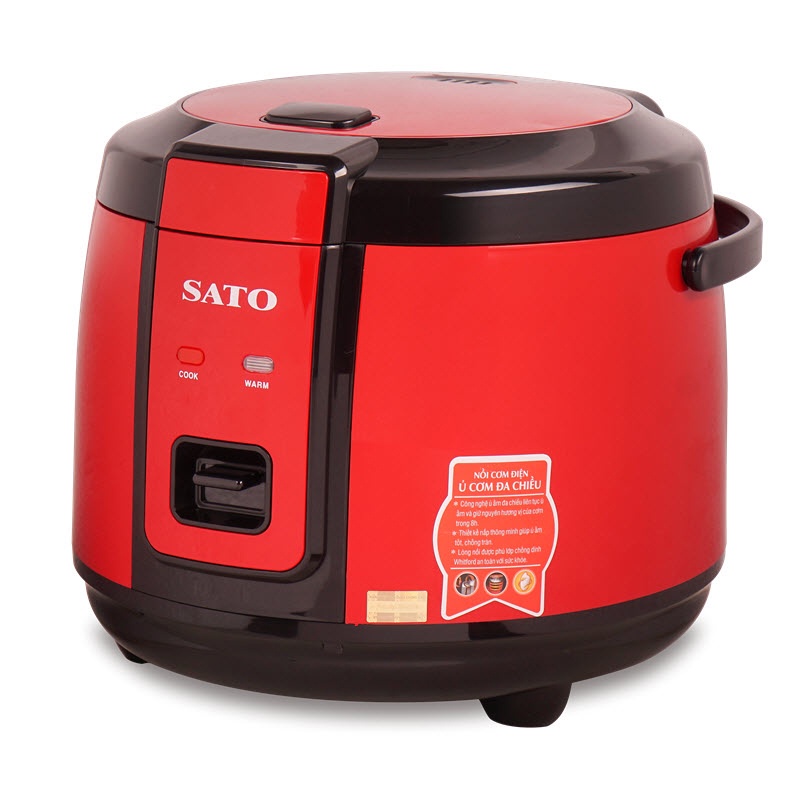 Nồi Cơm, Nồi cơm điện SATO 18F051 1.8L bảo hành 12 tháng