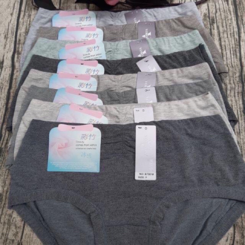 (7001) combo 10 quần lót cotton than tre hoạt tính kháng khuẩn Nhật