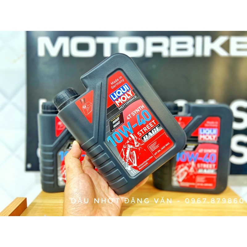 Dầu Nhớt Liqui Moly Street Race 10W40 hàng nhập Đức chính hãng