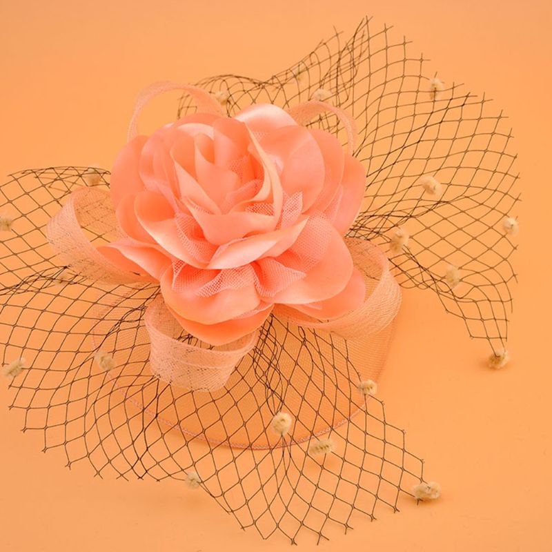 ✿ Mũ Lưới Kèm Mạng Che Mặt Thời Trang Dự Tiệc Cho Nữ