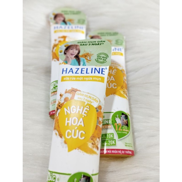 Tuýp sữa rửa mặt Hazeline